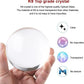 3D Galaxy Crystal Ball Night Light – LED Engraved Glass Planet Lamp with USB Wooden Base | Aesthetic Room Decor & Gift