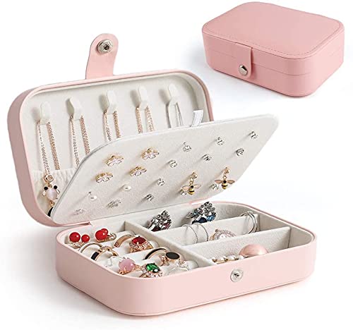 Travel Jewelry Box – Double-Layer Organizer Case for Rings, Earrings & Necklaces | Ziffle