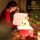 Cute Rabbit Night Light – Silicone LED Lamp with Touch Control