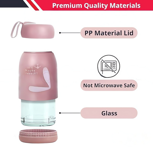 Mini Water Bottle – 330ml Leakproof Travel Bottle for Kids, Coffee & More | Ziffle